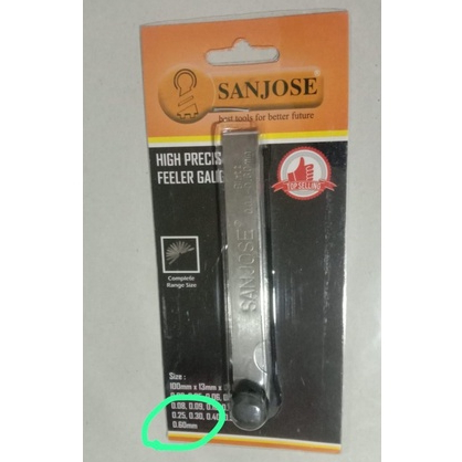 FEELER GAUGE 13 BLADE SANJOSE // PENGUKUR KETEBALAN