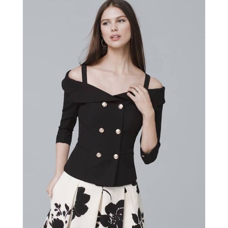 WHBM blazer shouder off