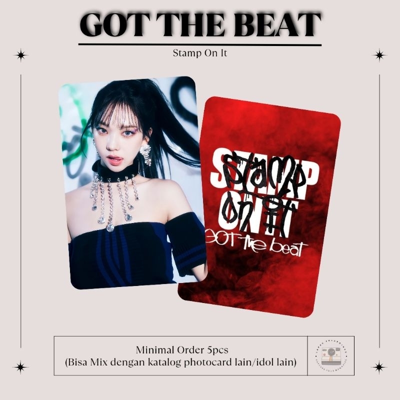 PHOTOCARD GOT THE BEAT - STAMP ON IT (UNOFFICIAL