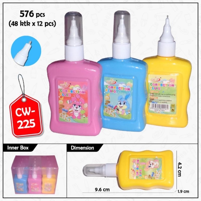 

Tipex Cair/ Correction Fluid Botol Murah Besar