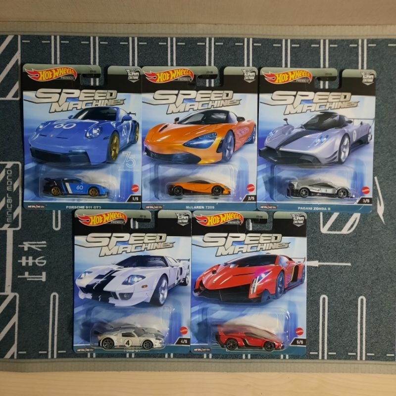 Hot Wheels HotWheels Premium 2022 2023 Car culture Speed Machines Machine Porsche 911 GT3 Blue Biru 
