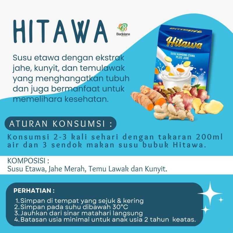 

HITAWA (SUSU KAMB!NG ETAW4 PLUS JAHE) / IMUN BOOSTER / Atasi NYERI HAID, SENDI, OTOT, RADANG TENGGOROKAN, baik untuk OTAK, PENCERNAAN Dll