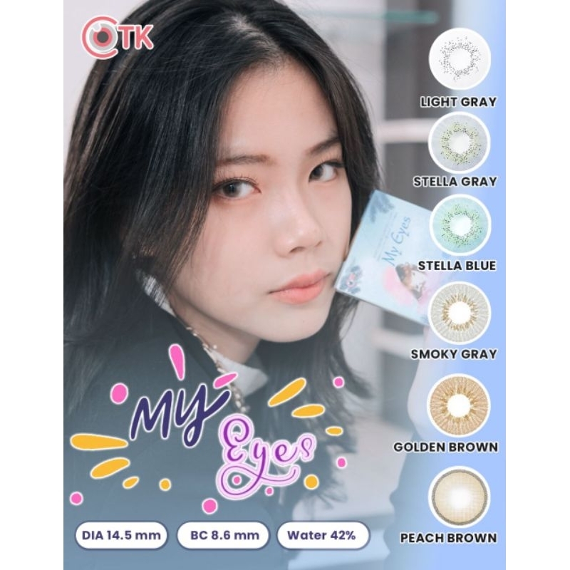 Softlens My EYES 14.5 MM by CTK / Softlen Soflen Softlense Warna Normal