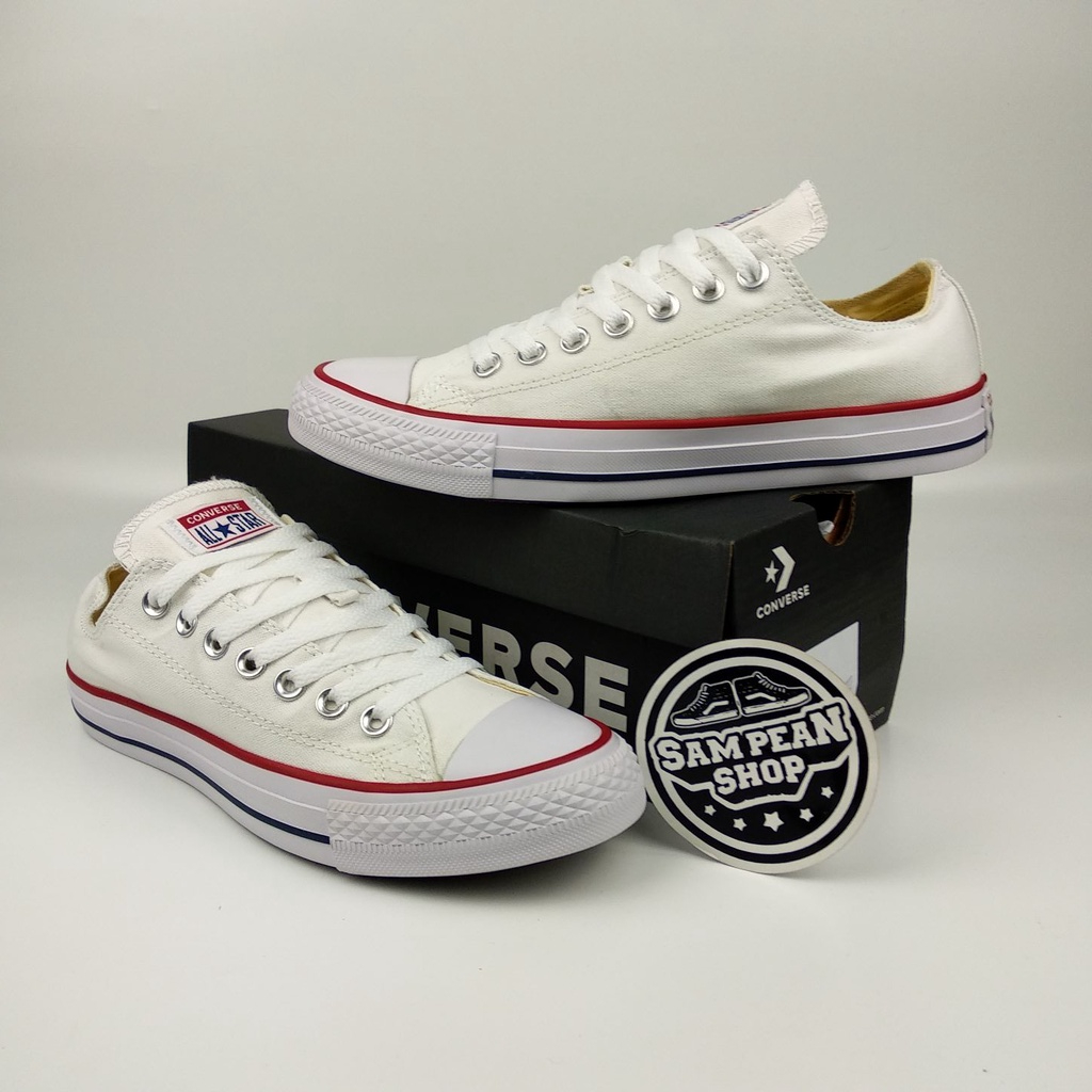 100% asli import Sepatu converse all star classic all white original premium BNIB vietnam