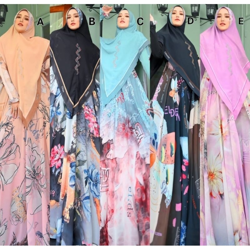 Laudya series by Eldeena syar'i/Gamis premium by Eldeena syar'i