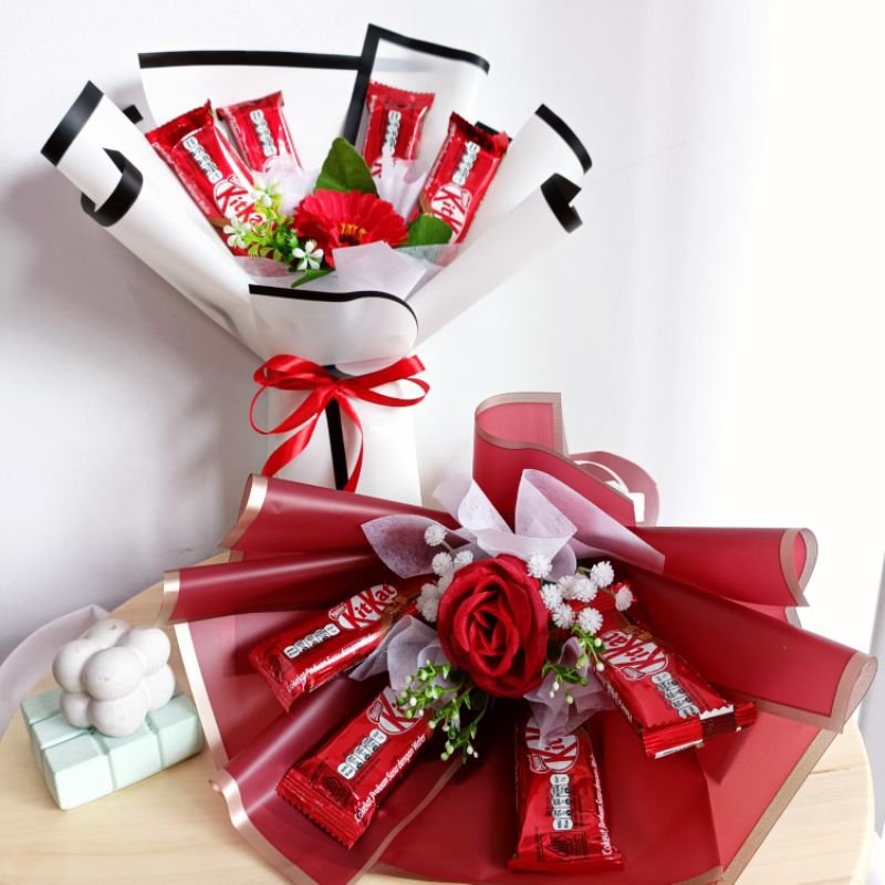 Buket coklat mini 1 Hari Jadi / Mini Bouquet Choco/ buket bunga / buket snack