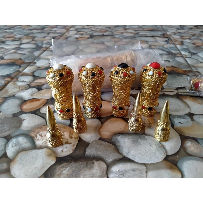 ornamen tongkat bentuk bulat