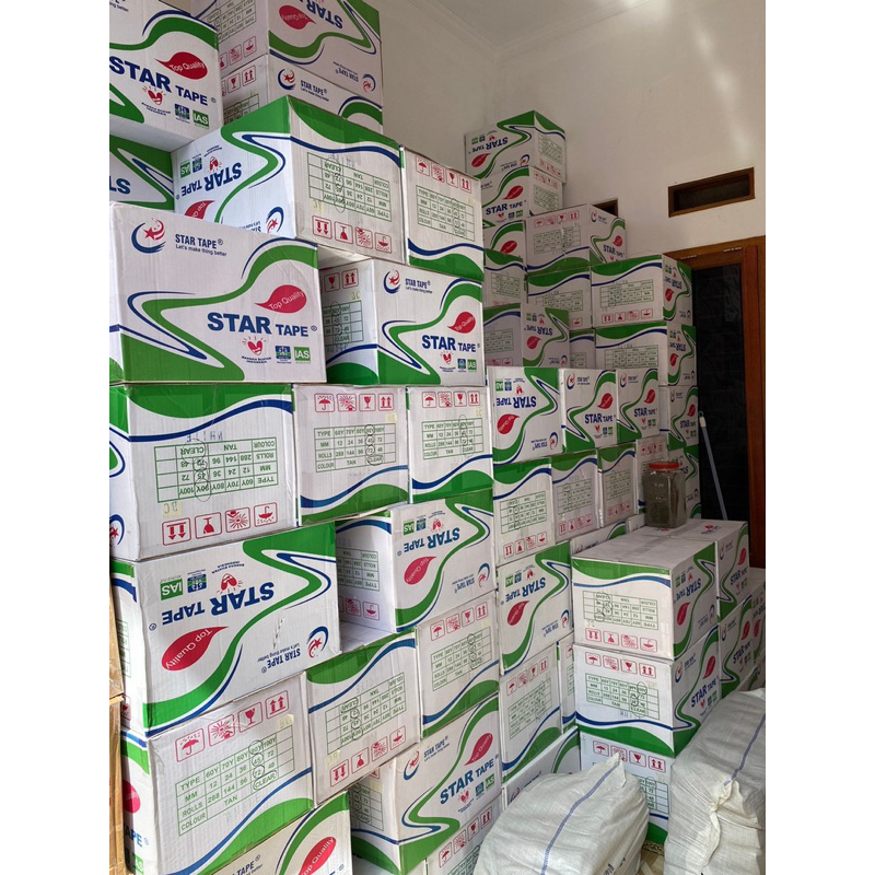 

RK Lakban (PER DUS) 200 Yard x 45 mm STAR TAPE TEBAL