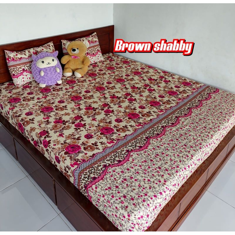 (RAK 06)sprei homemade motif bunga