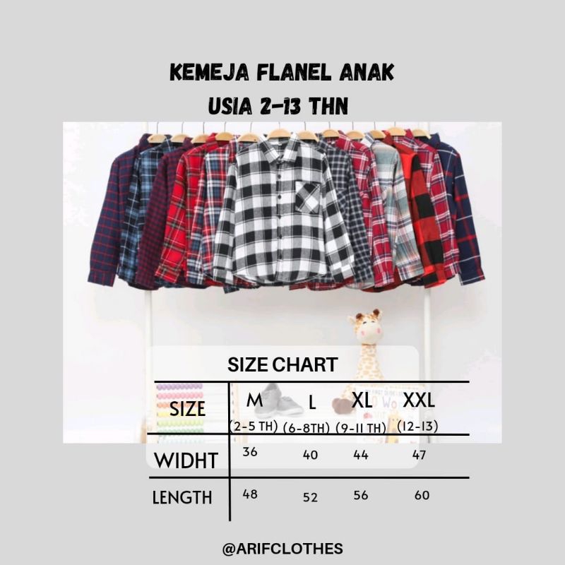 TURUN HARGA KEMEJA FLANEL ANAK LAKI-LAKI LENGAN PENDEK USIA 3-13TAHUN