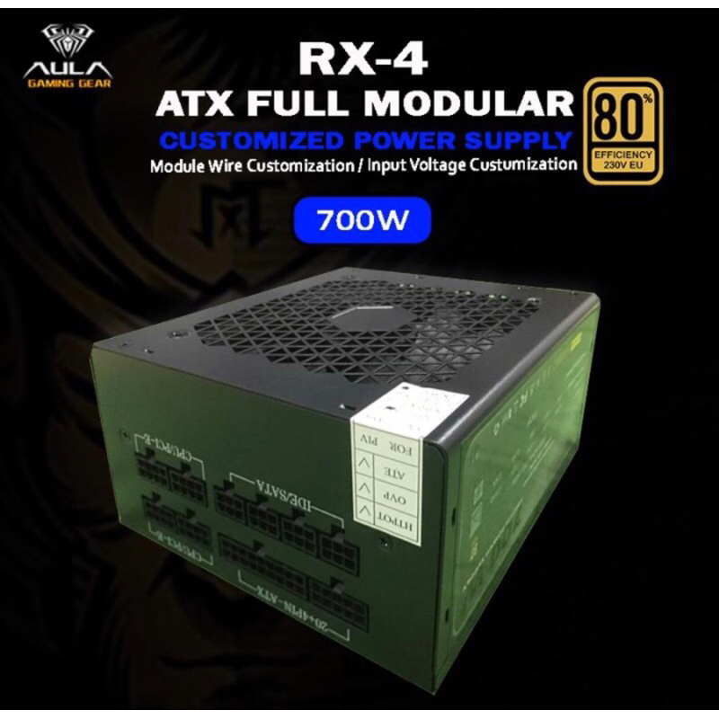 Power Supply PC Gaming AULA 700W RX-4 Full Modular