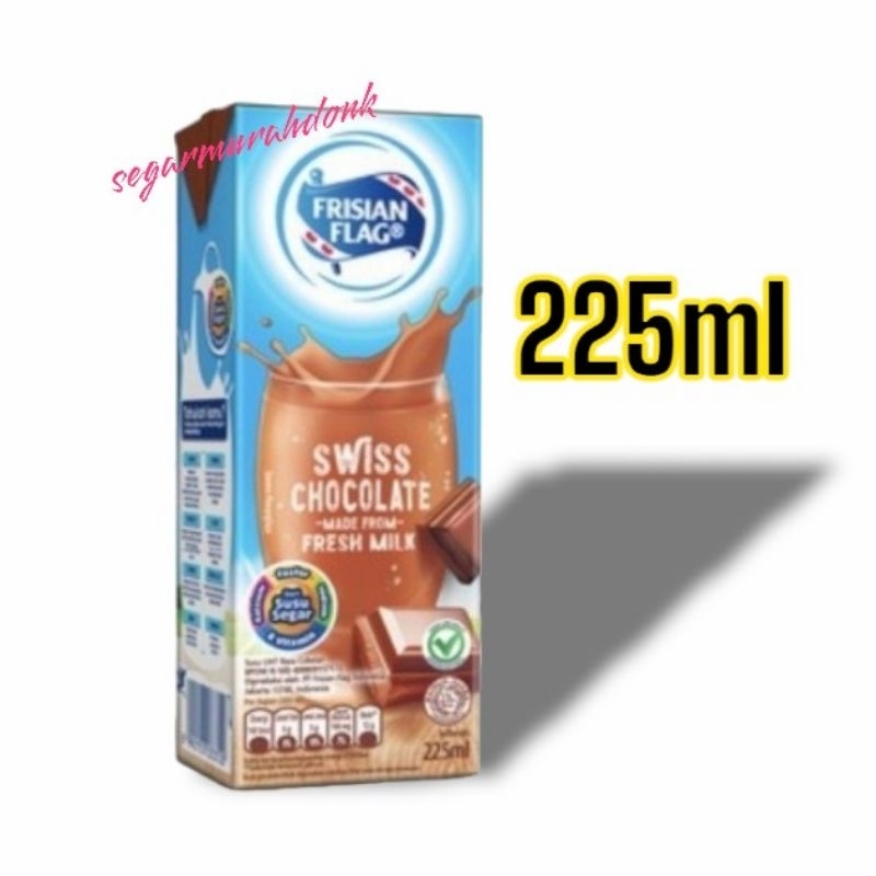 Frisian Flag UHT Swiss Chocolate 225 ml rasa coklat