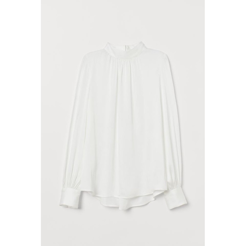 Wide Cut Blouse White