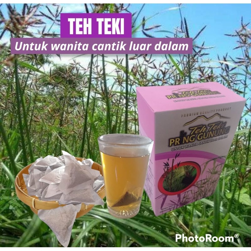 

TEH TEKI HERBAL / TEH RUMPUT TEKI / TEH KEWANITAAN