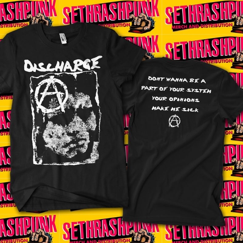 KAOS BAND PUNK KAOS MUSIK DISCHARGE