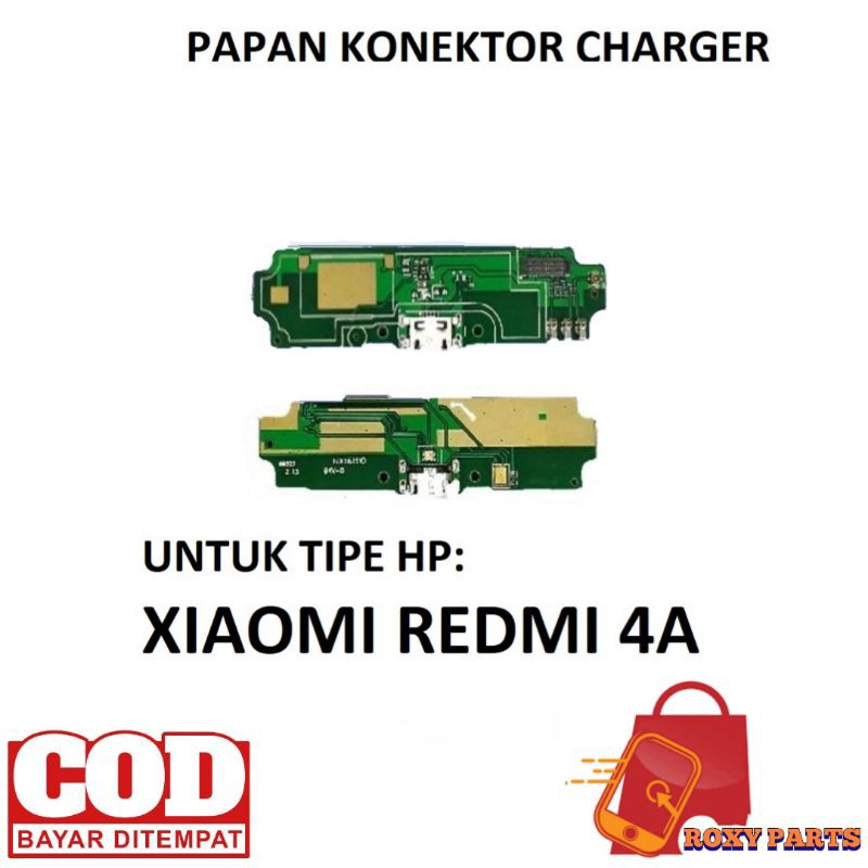 BOARD CHARGER PAPAN CAS PCB HP XIAOMI REDMI 4A / 4A PRIME FLEXI CON CAS CONNECTOR KONEKTOR CHARGER