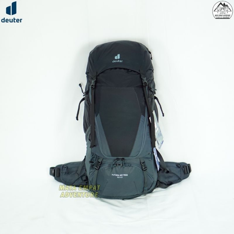Carrier Deuter Air Contact Lite 50+10 L Graphite - Black CAMPING HIKING