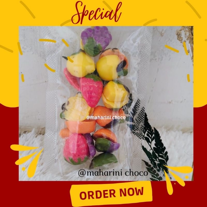Coklat Buah buahan || coklat Karakter || Coklat grosir