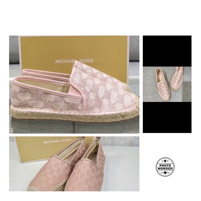 PRELOVED SEPATU MICHAEL KORS Powder Blush Espadrilles,Preloved Sepatu MK