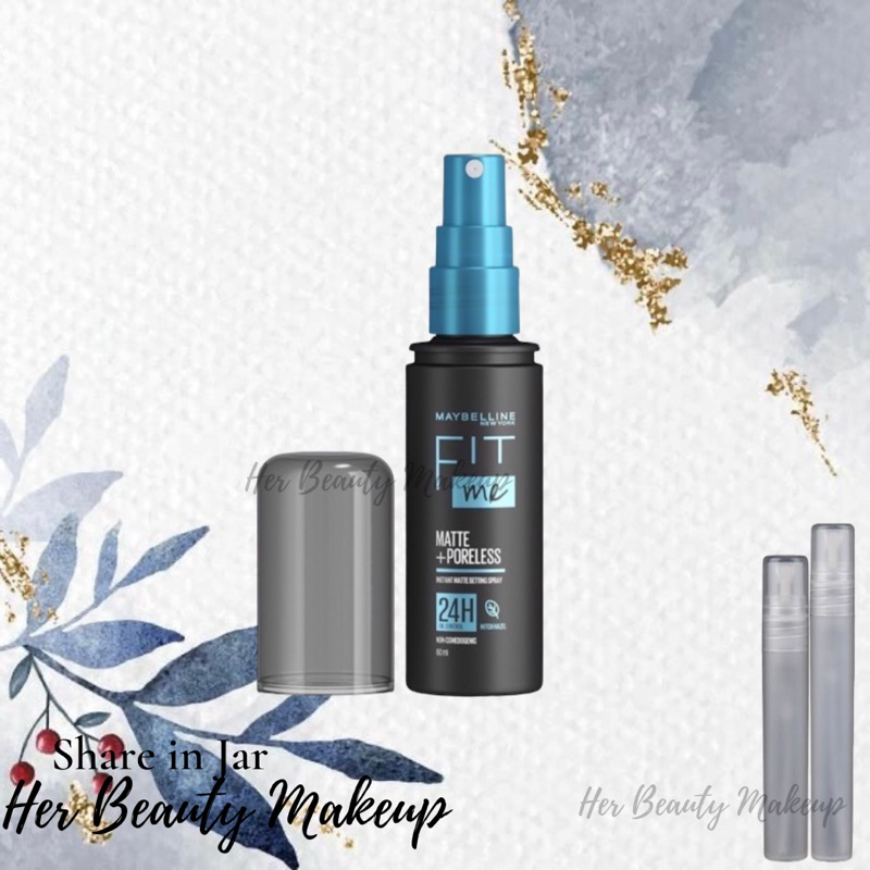 Share in Jar Bottle Fit Me Setting Spray Make Up
