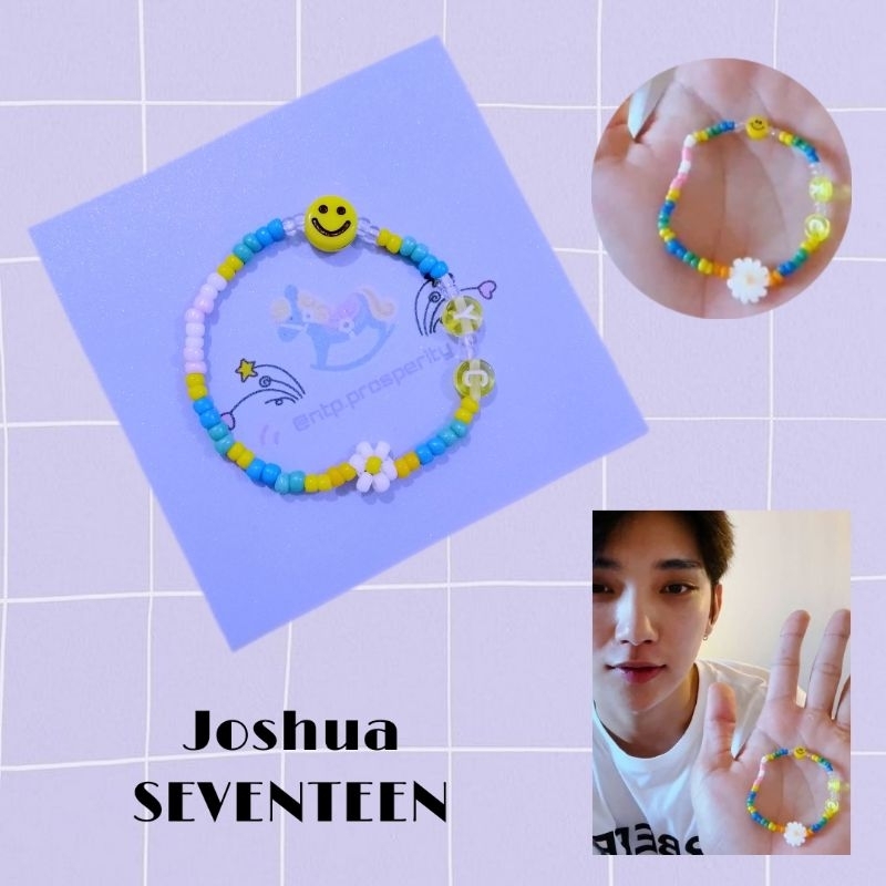 Seventeen (Joshua) Beads Bracelet / Gelang idol korea