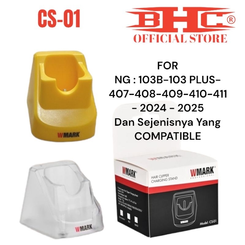 WMARK STAND CHARGER CS-01 ORIGINAL / CHASAN MESIN CUKUR RAMBUT / CHARGING HAIR CLIPPER WMARK ORIGINAL