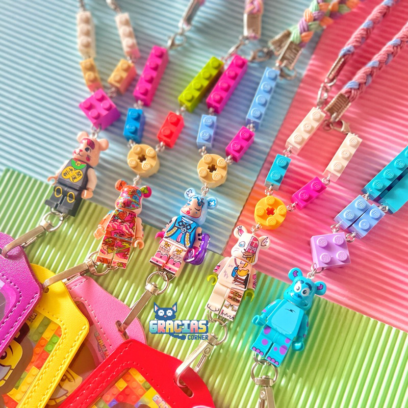 

LANYARD LEG0 - BEARBRICK - BERUANG - ID CARD | LANYARD POooDDs| TALI ID CARD | NAMETAG | KADO UNIK |