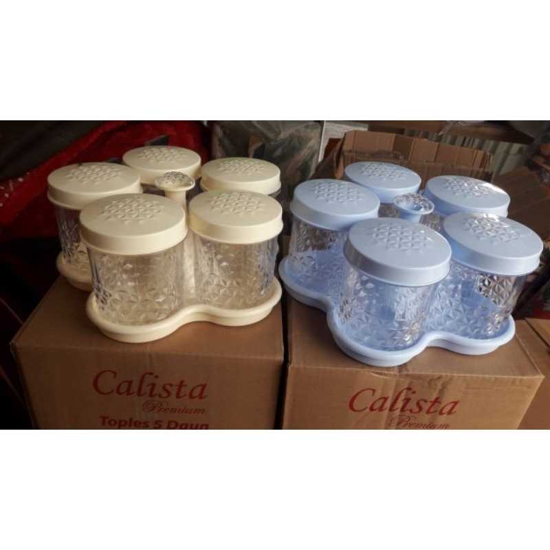 CALISTA/KENZO PREMIUM TOPLES AKRILIK 5 DAUN SET (FREE BUBBLE)