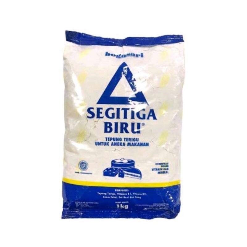 

TEPUNG TERIGU SEGITIGA BIRU 1 KG ekonomis