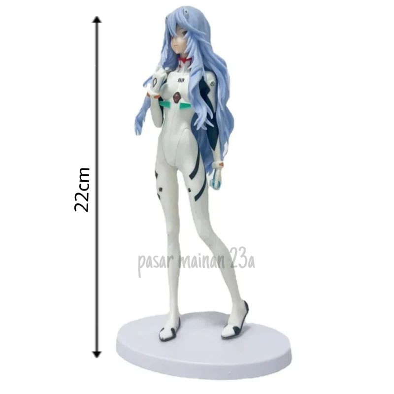 Action Figure Neon Genesis Evangelion Rei Ayanami Miniatur Pajangan