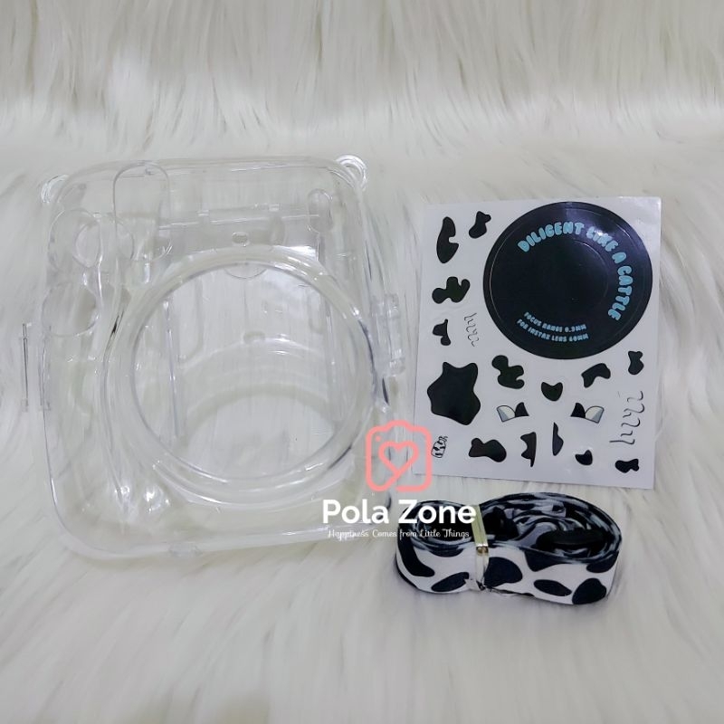 [HANYA CASE] Fujifilm Instax Mini 11 Clear Hardcase + Tali Strap (2 Version)