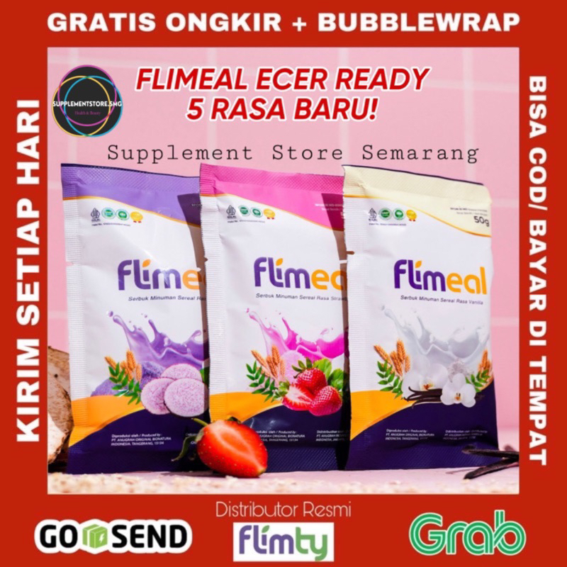 

(ECER 1 SACHET) FLIMEAL Meal Replacement Coklat Pengganti Sarapan