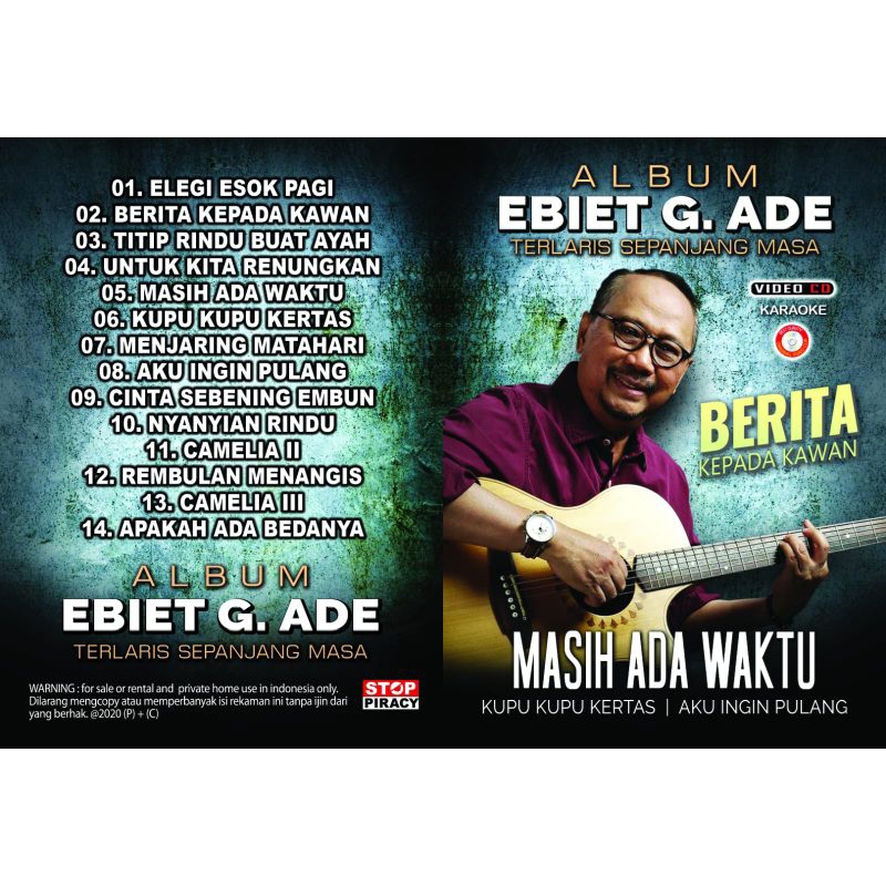 KASET VCD ALBUM EBIET G ADE BERITA KEPADA KAWAN
