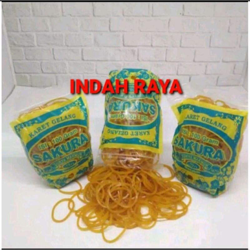 karet gelang sakura 100gram (kuning)