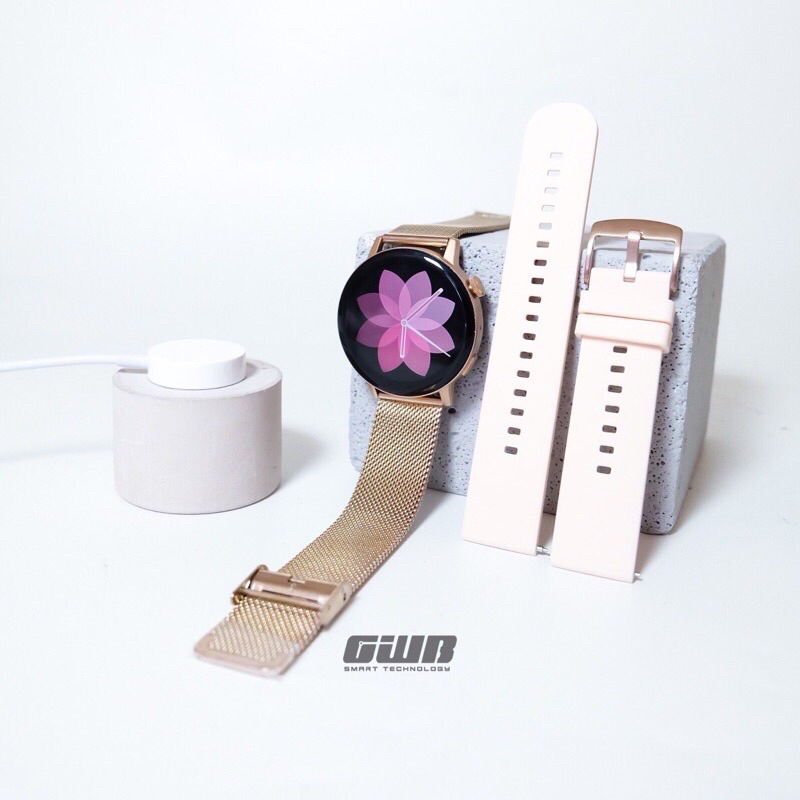 BERGARANSI✅ ACTIVE GEN 4 WIRELESS CHARGER ( BISA TELEPON DARI JAM ) FOR IOS &amp; ANDROID SMARTWATCH [FREE STRAP]