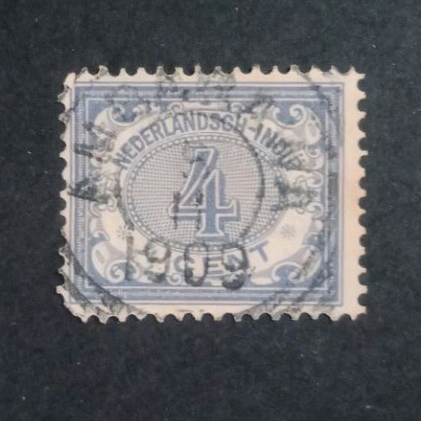 

Koleksi Prangko Kuno Nederl Indie Ber-Stempel AMBARAWA 1909