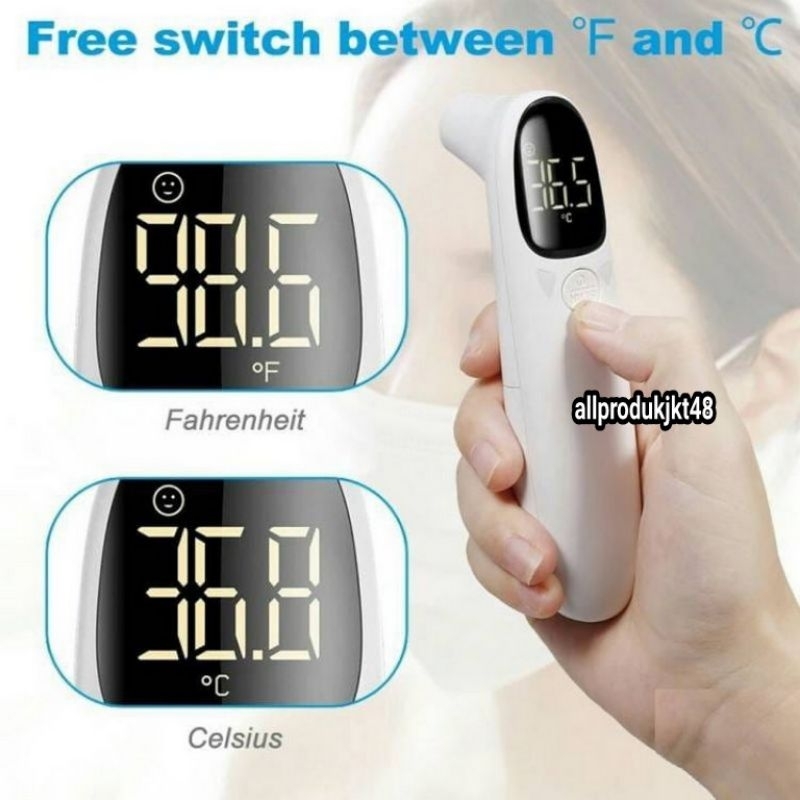Termometer Infrared Non Contact Digital Suhu Badan Tubuh Thermometer Infrared