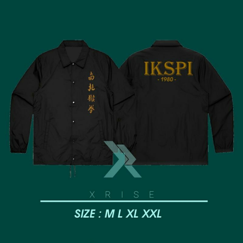 JAKET COACH WINDBREAKER IKSPI KERA SAKTI 1980 GOLD