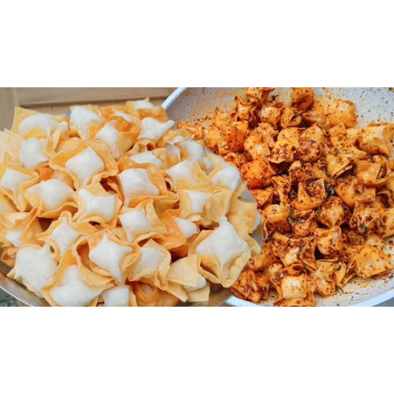 

Siomay mini kering 100gr enak dan renyah. baso aci, seblak, snack camilan dll