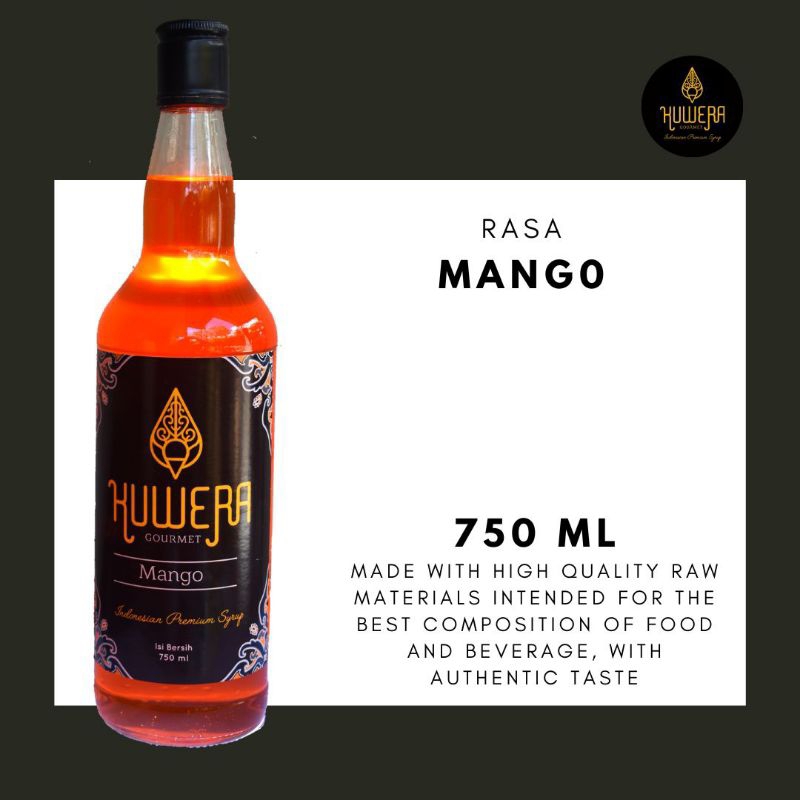 

Sirup Mangga l Mango - Kuwera syrup 750 ml