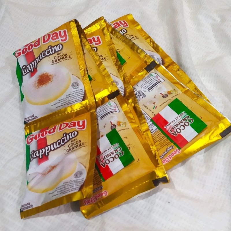 

Good Day Cappuccino Renceng isi 10 sachet