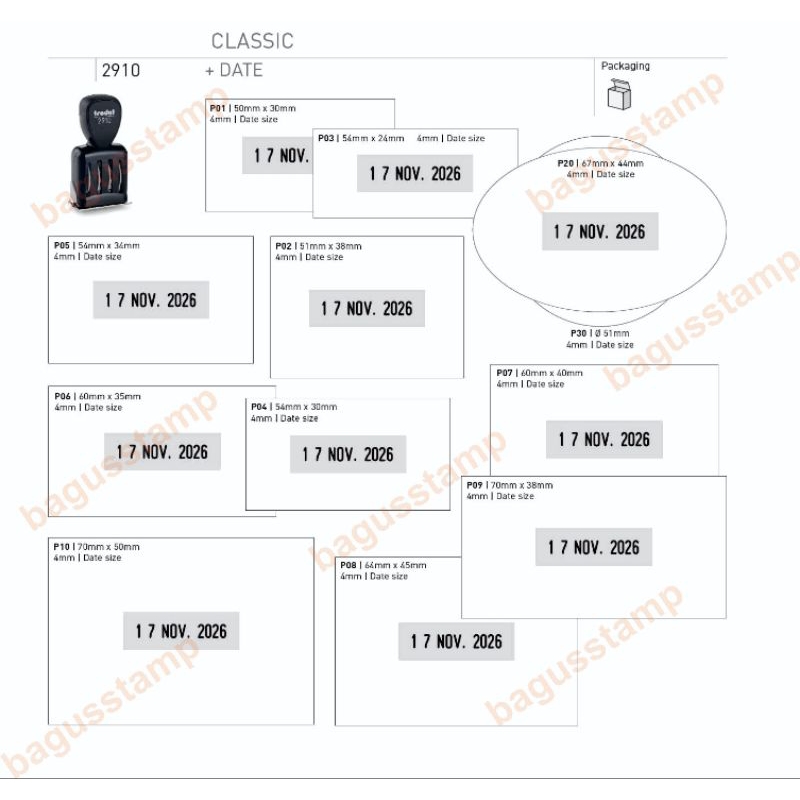 

Stempel Trodat 2910 Custom Text Logo dan Tanggal P01 P02 P03 P04 P05 P06 P07 P08 P09 P10 P20 P30