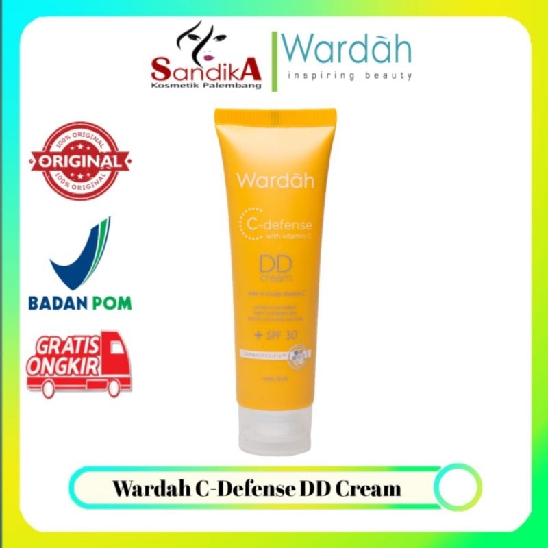 Wardah C-defense DD cream/DD Cream Wardah/Alas Bedak Wardah