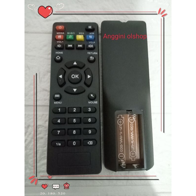 REMOT SET TOP BOX ANDROID FLECO MX9 5G