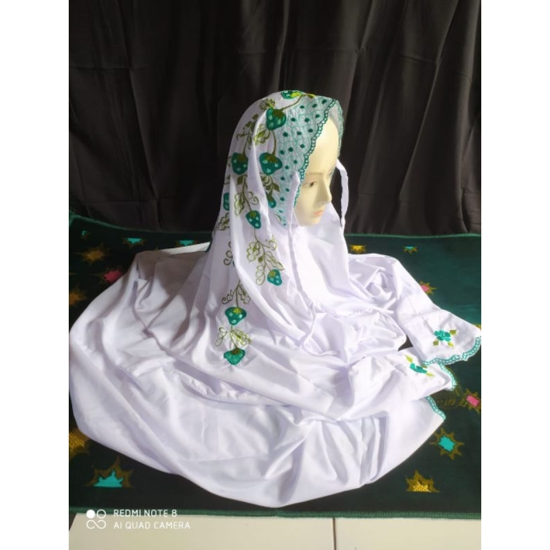 MUKENA ANAK TERUSAN POLINO BORDIR