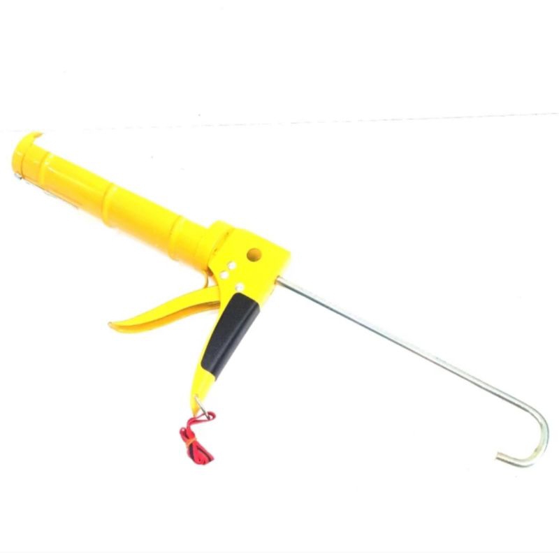 Caulking Gun Silicone Sealant / Tembakan Lem Silikon ELLPRO Yellow + Cutter inside