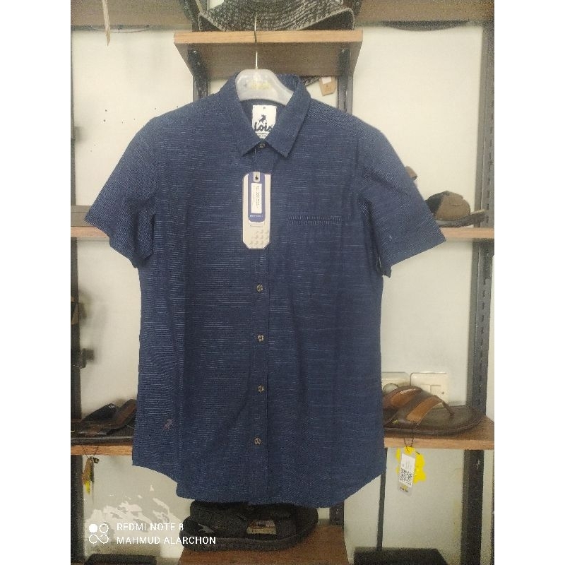 kemeja lois pendek