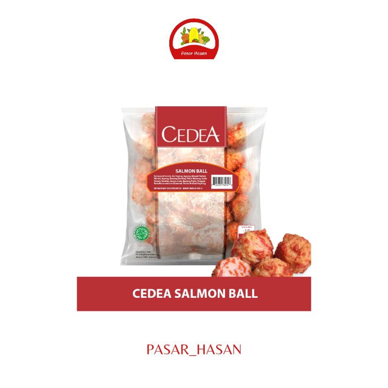 

500gr Salmon Ball / Baso Ikan Salmon Cedea | Frozen Food | Pasar Hasan