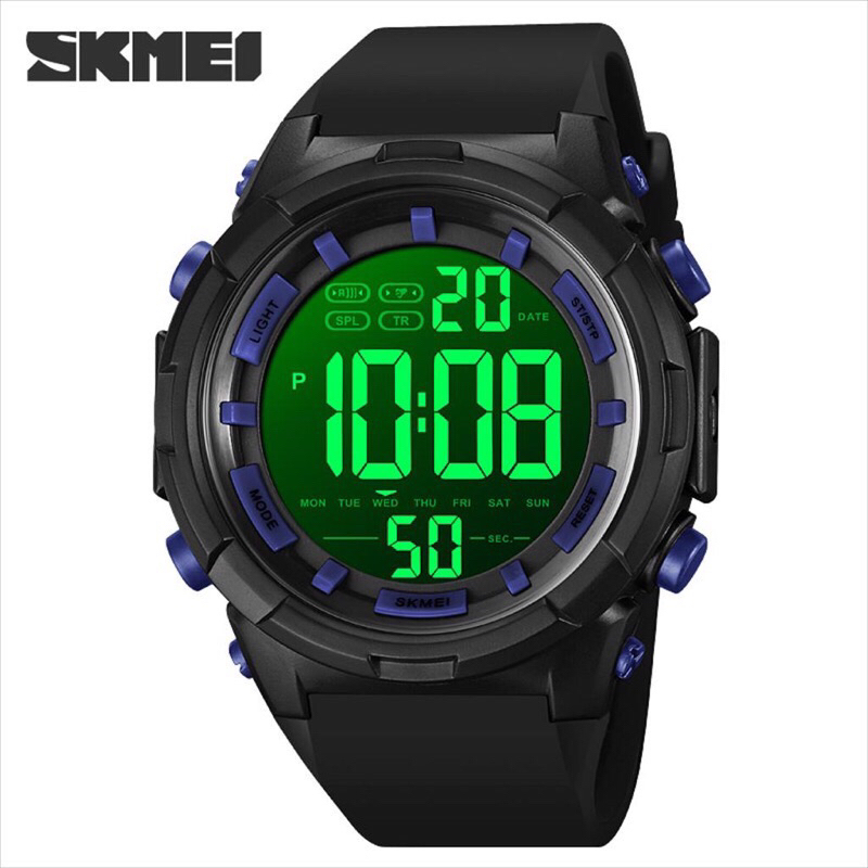 Skmei 1845 Jam Tangan Pria Digital Sport Watch Anti Air Platinum Watch