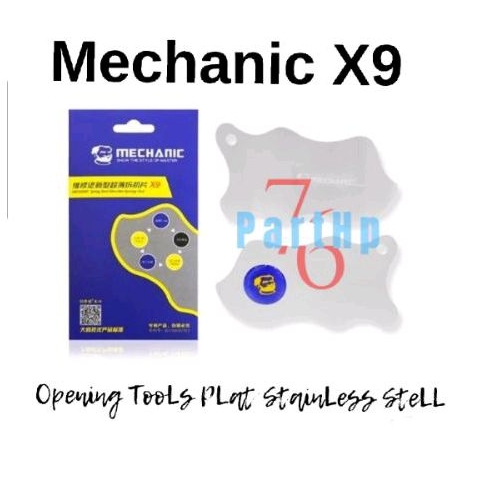 Mechanic X9 - Plat Seng Pembuka LCd - Touchscreen Plat Stainless